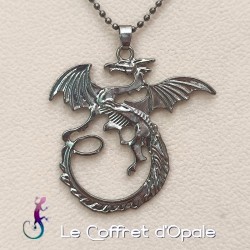 Collier et pendentif dragon...