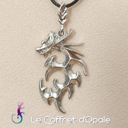 Collier noir et pendentif...