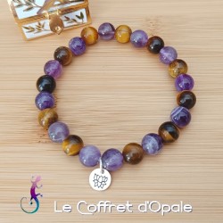 Bracelet Fleur de Lotus en...