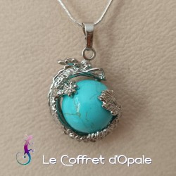 Collier et pendentif dragon...