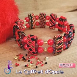 Bracelet tissé en perles de...