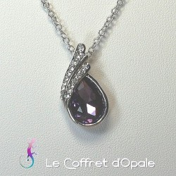 Chaîne et pendentif  goutte...