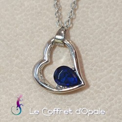 Chaîne et pendentif cœur en...