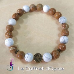 Bracelet en howlite...