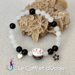 Bracelet chat porte-bonheur...