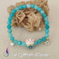 Bracelet chat porte-bonheur...
