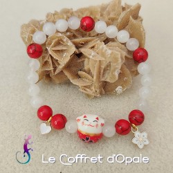 Bracelet chat porte-bonheur...