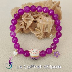 Bracelet chat porte-bonheur...