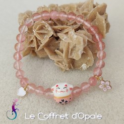 Bracelet chat porte-bonheur...