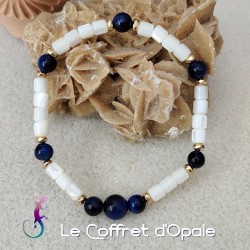 Bracelet en perles de nacre...