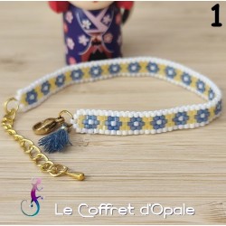 Bracelet Hana brodé à la...