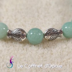 Bracelet en perles rondes...