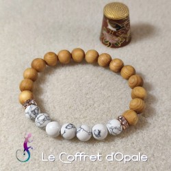 Bracelet en perles de bois...