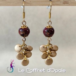 Boucles d'oreilles en métal...