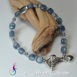Bracelet Love en cyanite...